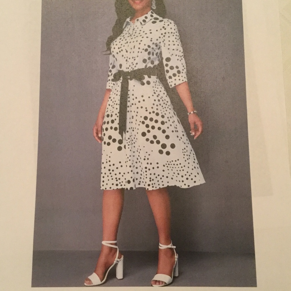 Black and White Polka Dot Dress- - - SOLD - Picture 6 of 10